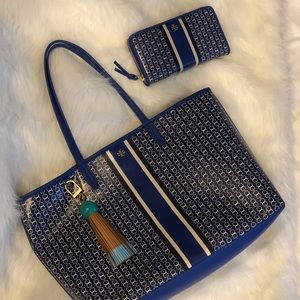 Tory Burch wallet + handbag